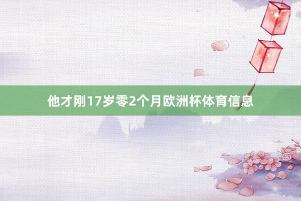 他才刚17岁零2个月欧洲杯体育信息